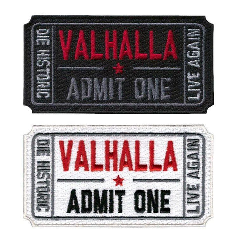 VALHALLA Admit One Movie Ticket Tactical Morale Patch
