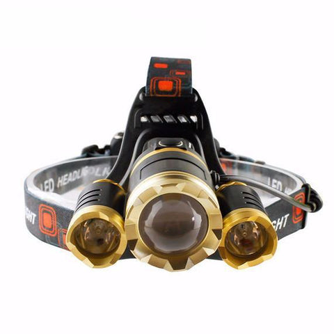 Ultra-Bright Waterproof Headlamp (Rechargeable)