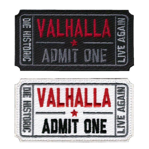 VALHALLA Admit One Movie Ticket Tactical Morale Patch