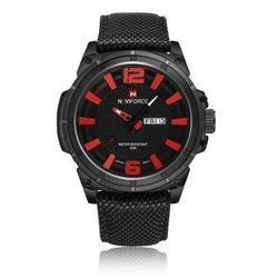 Military Style Canvas Strap Sports Watch