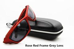 FRONTLINE High Impact Polarized Sunglasses (Rose Red with Grey Lens)