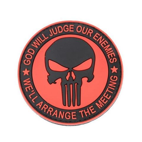 Military Morale Patch (Red Punisher)