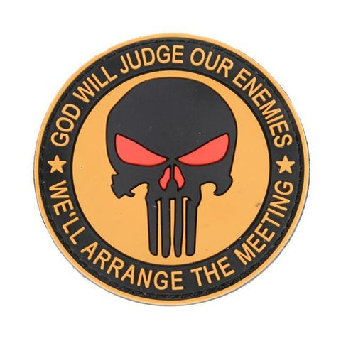 Military Morale Patch (Yellow Punisher)