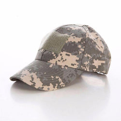 Tactical Headgear - Military Style Camouflage Baseball Caps Tactical Hat Velcro Badge Patch