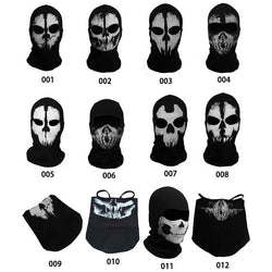 Tactical Headgear - Special Forces Style Ghost Skull Mask Beanies Skullies